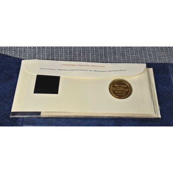 President Carter & Vice Prs Mondale Inaugural Day Cover Stamps January 20, 1977 - Picture 2 of 6